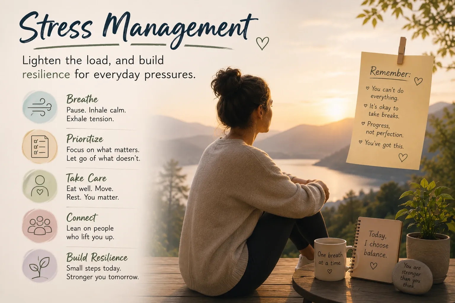 A restful, uncluttered scene representing stress management counseling